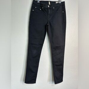 Rag & Bone Skinny Jeans Comfort Stretch Charcoal Gray Size 29 Mid-Rise